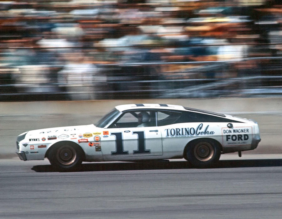 A J Foyt # 11 Ford Torino Cobra 1970 Daytona 500 by David Bryant