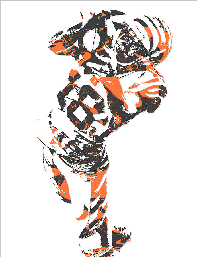 Aj Green Cincinnati Bengals Art Poster