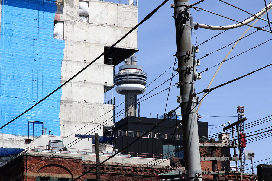 a Kreddible Trout tourist shot the CN Tower 2015 Photograph by Kreddible Trout