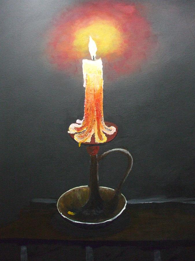 A Light In The Dark Painting By Keith Erskine