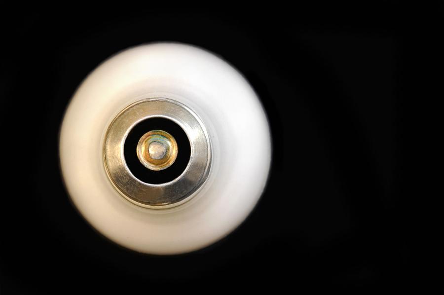 Abstract Photograph - A Lightbulb by Dan Holm