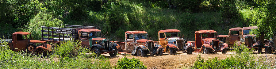 A Line Of Rust Photograph by Roger Mullenhour