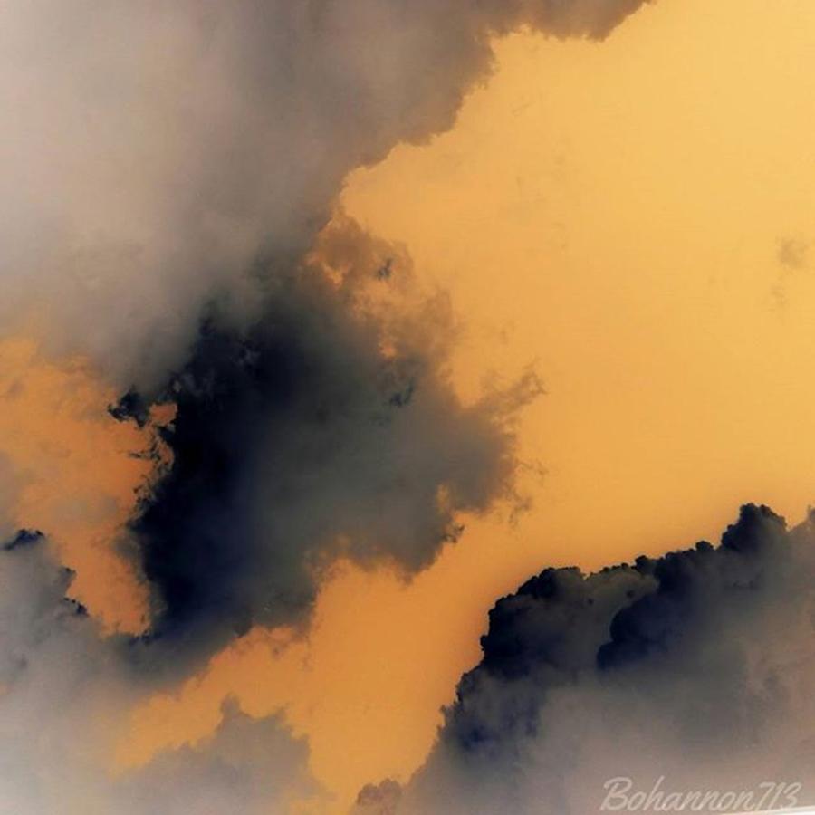 A Little Doomsday Texas Sky! Photograph by Percy Bohannon