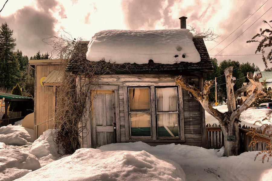 A little house in Roslyn Washington Photograph by Jeff Swan