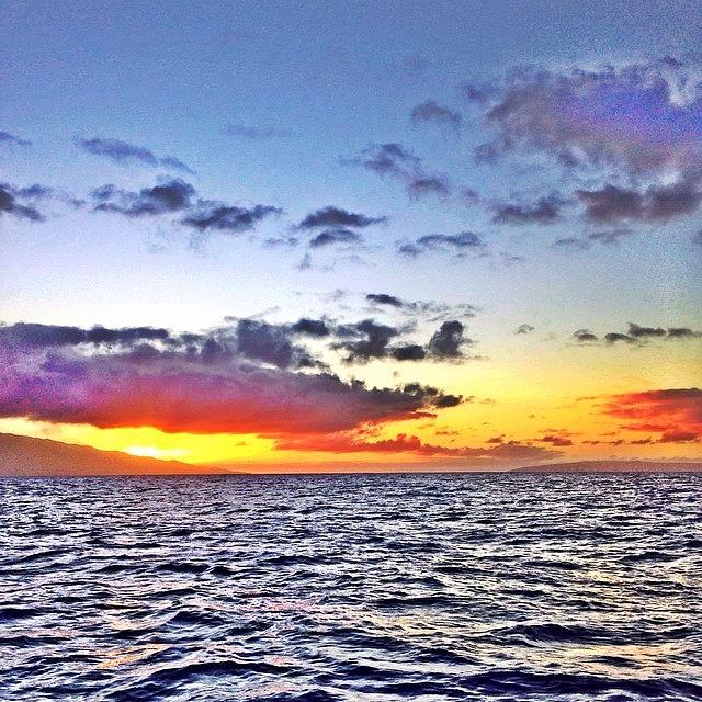 Maui Photograph - A Little Late.. But Some #sunrise by Brett Roddy