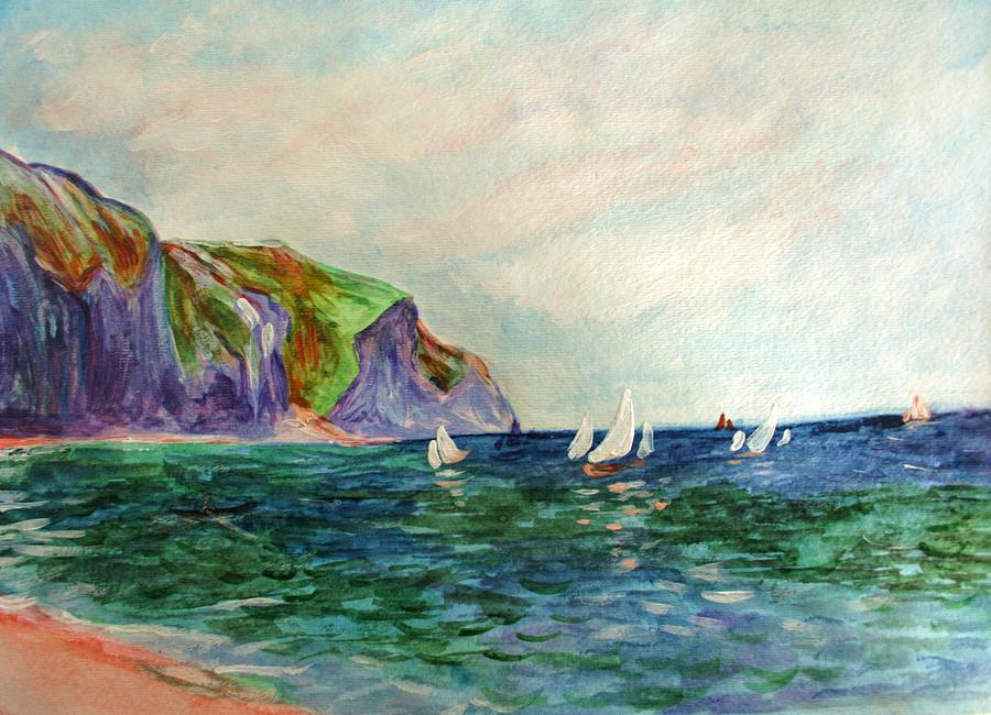 A little Monet Painting by Julie Lueders 