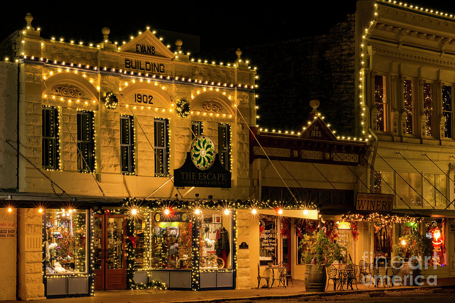 A Little Wine and Shopping in Georgetown Texas Photograph by Bob Phillips