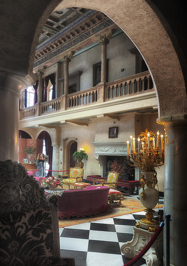 A living room view of the John Ringling House Photograph by Gary Warnimont
