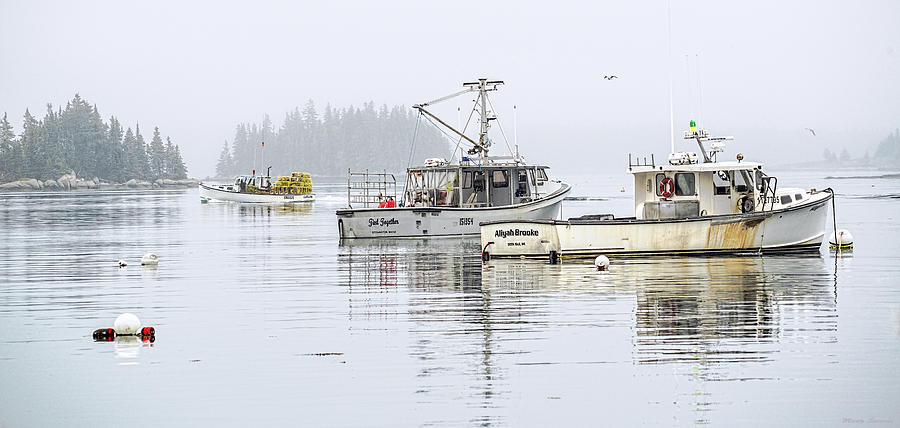 A Lobster Boat Livelihood Photograph by Marty Saccone