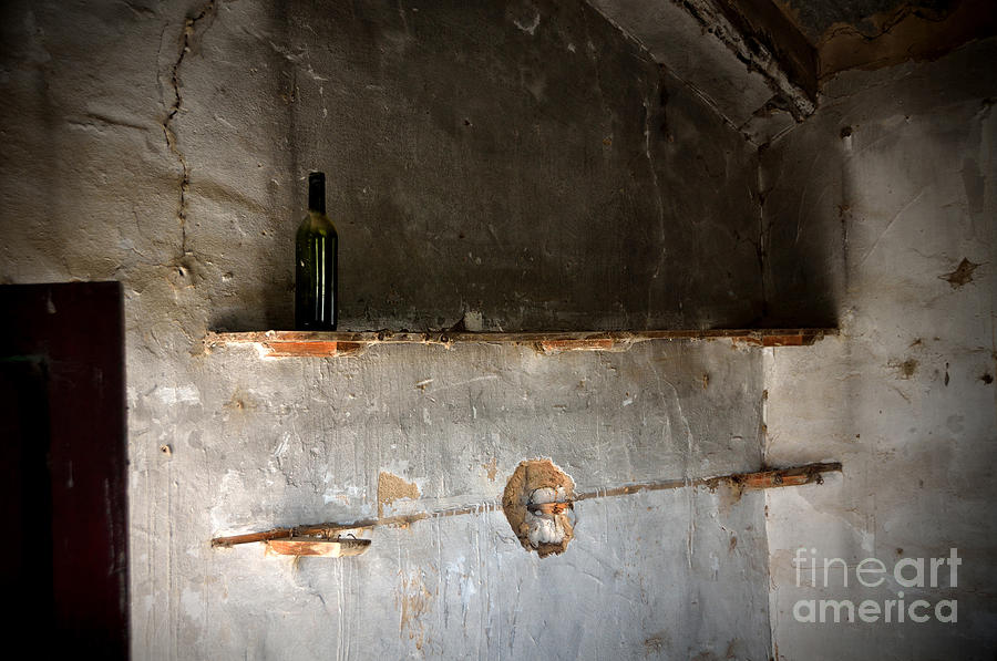 A lonely bottle in an abandoned little house Photograph by RicardMN Photography