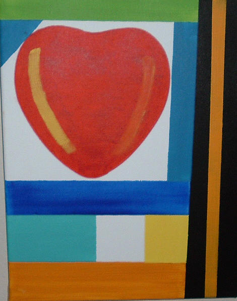 A Lonely Heart Painting by Lon - Fine Art America