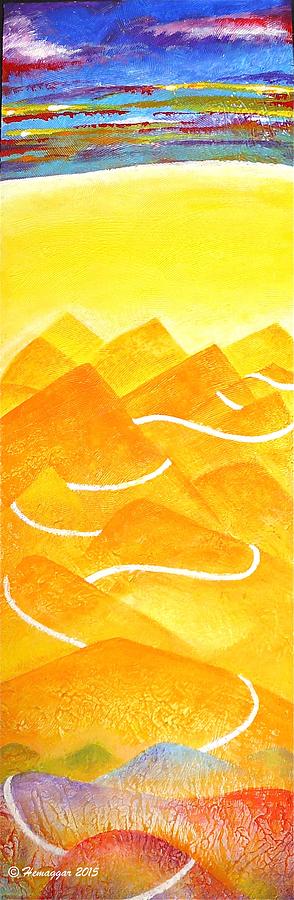 Nature Painting - A Lonely Trail by Hemu Aggarwal