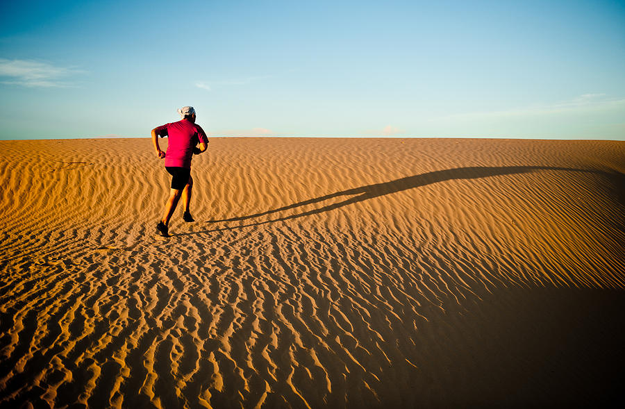 A long desert run Photograph by Scott Sawyer