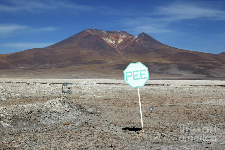 A Loo With A View in Northern Chile Photograph by James Brunker