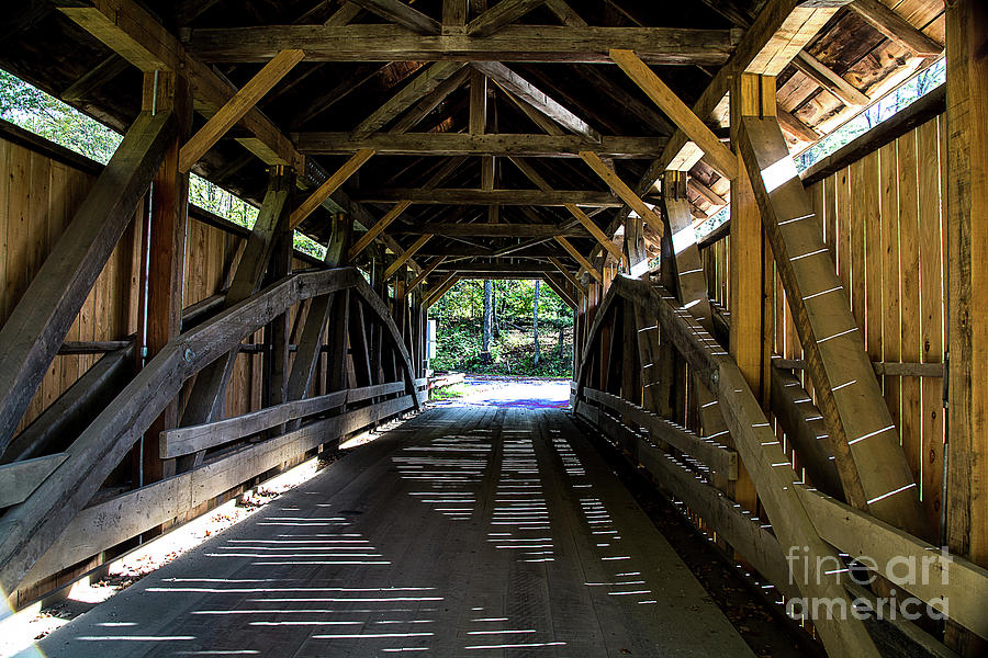 A Look inside the Sequin Bridge Photograph by Deborah Klubertanz