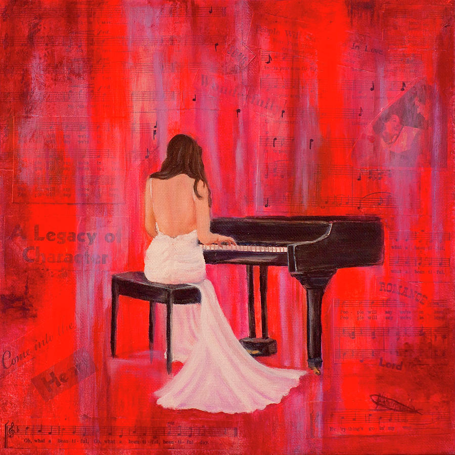A Love Song Mixed Media by Jeanette Sthamann