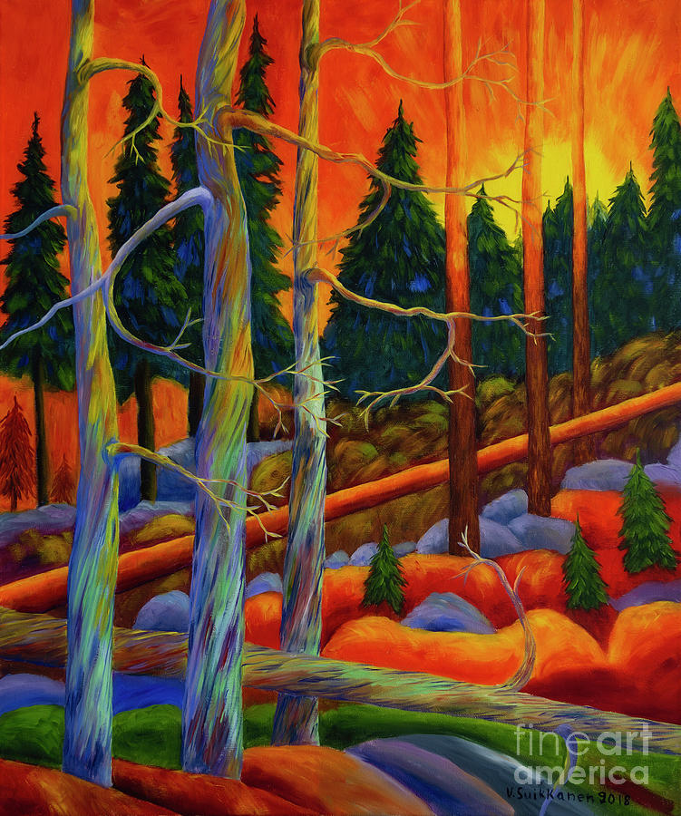 A Magical Forest 2 Painting