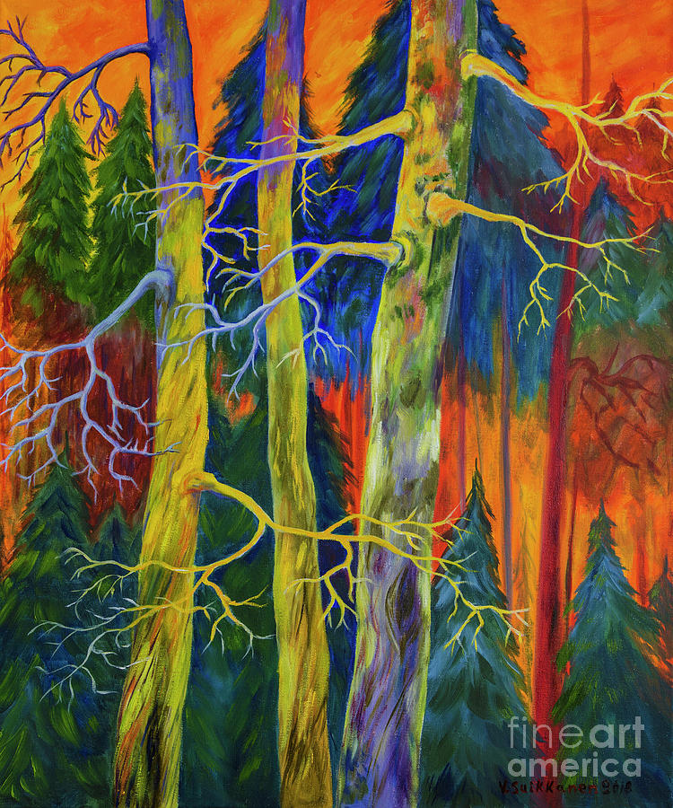 A Magical Forest Painting