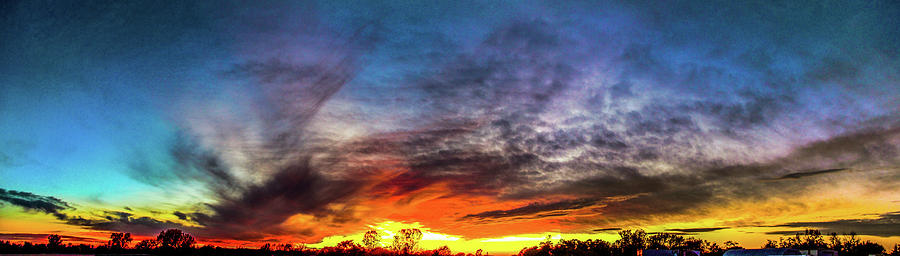 A Magical Nebraska October Sunset 001 Photograph by NebraskaSC