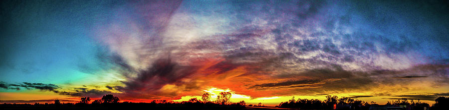 A Magical Nebraska October Sunset 003 Photograph by NebraskaSC