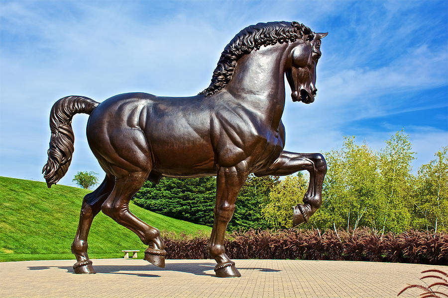 A Magnificent Horse Of Course In Frederik Meijer Gardens And Sculpture