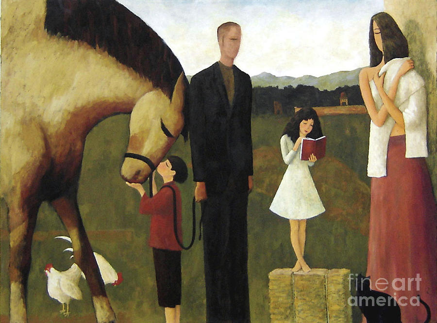A Man About A Horse Painting by Glenn Quist
