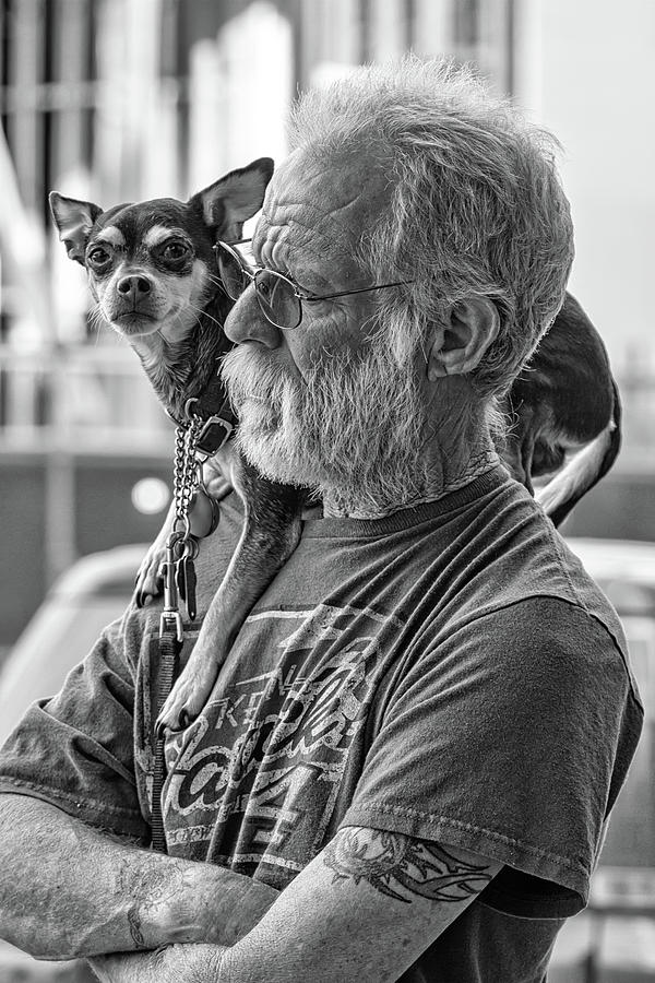 A Man and His Dog Photograph by John Haldane