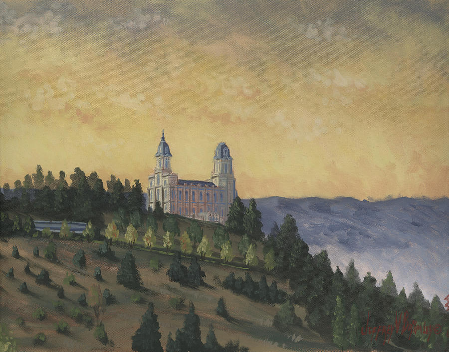 A Manti  Morning Painting by Jeff Brimley