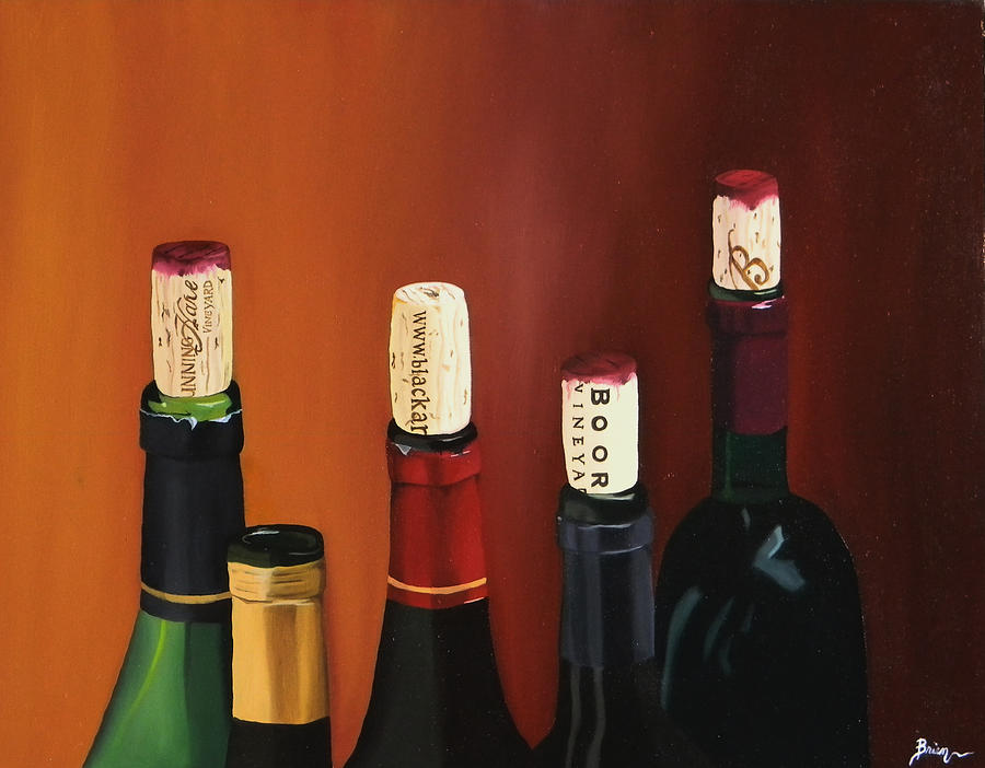 Wine Painting - A Maryland Wine Party by Brien Cole