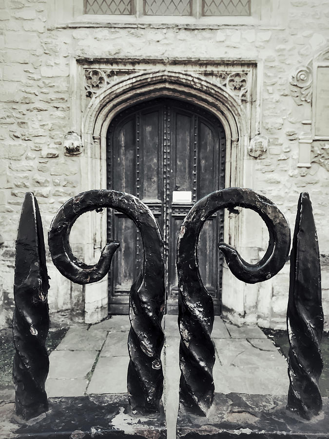 A medieval door Photograph by Tom Gowanlock