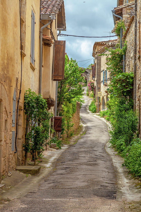 A Medieval Lane in Bruniquel  Photograph by W Chris Fooshee