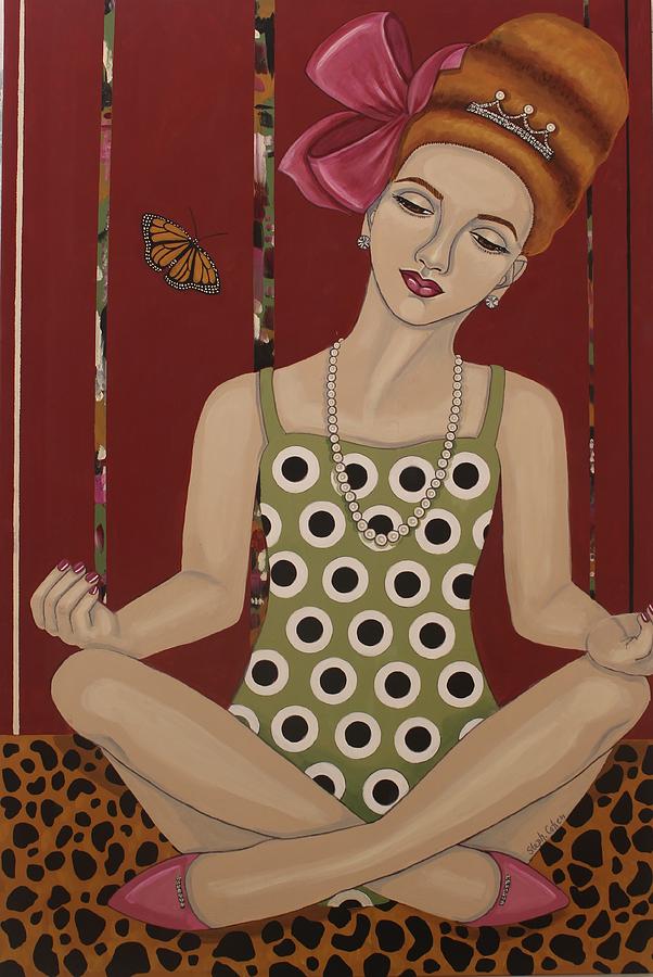 Butterfly Painting - A Meditation by Stephanie Cohen