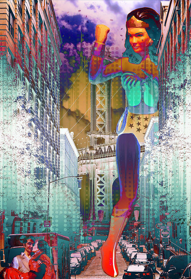 A Mega Wonder Woman Scorned Abstract Photograph by Aurelio Zucco
