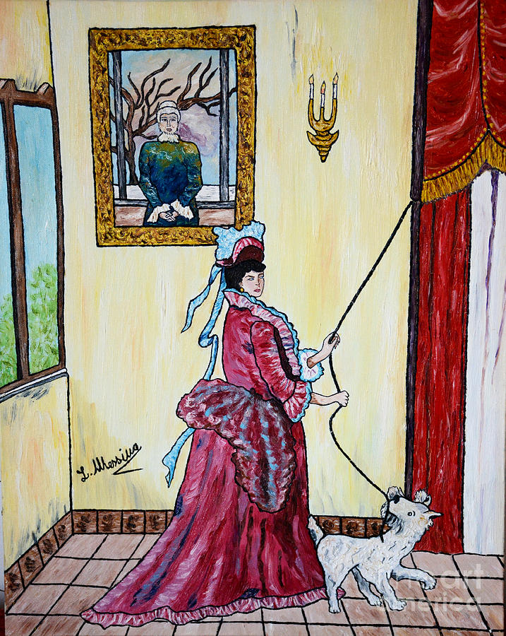A mia madre Painting by Loredana Messina