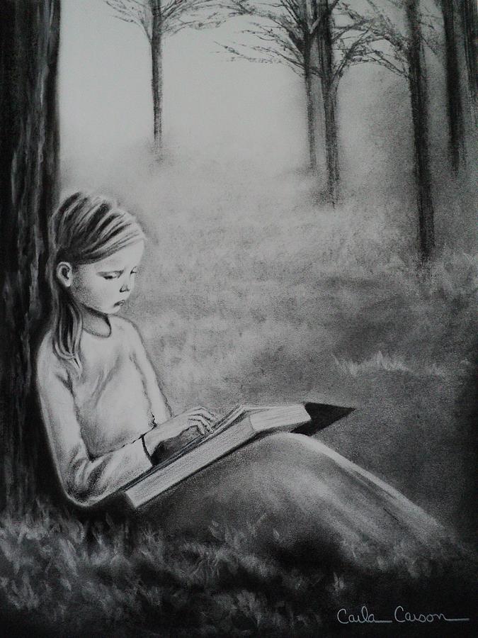 Summer Drawing - A Mid Summers Tale by Carla Carson