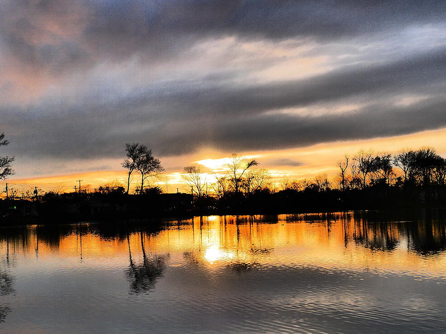 A Mill Pond Sunset Photograph by Jack Riordan