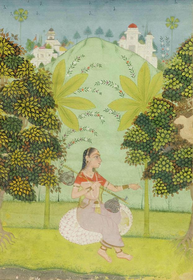 A Miniature Painting Of Gormalar Ragini Painting by Eastern Accents