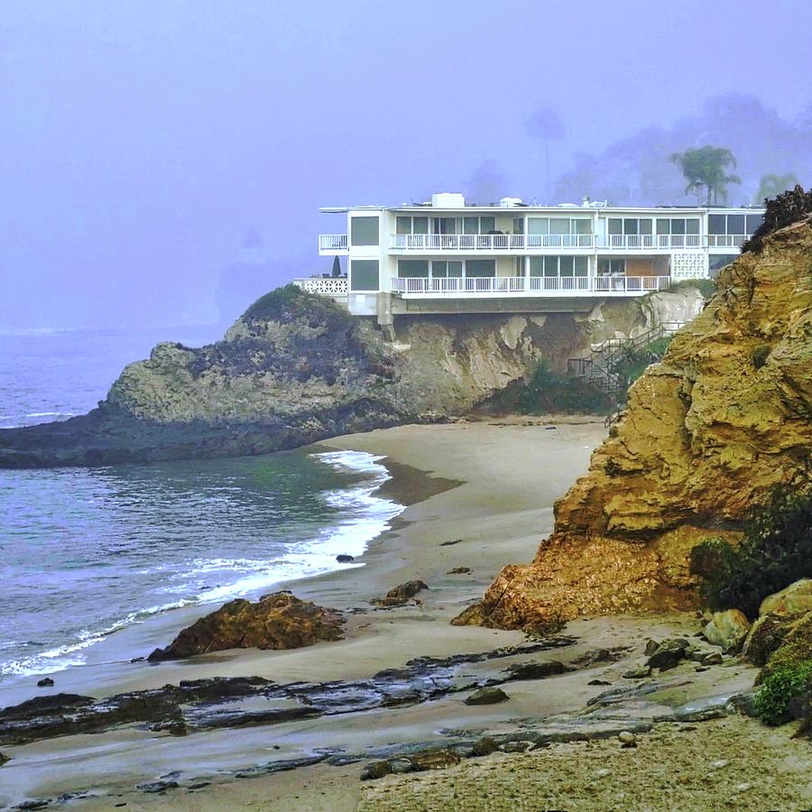 A Misty Morning at Laguna Beach Photograph by Kirsten Giving