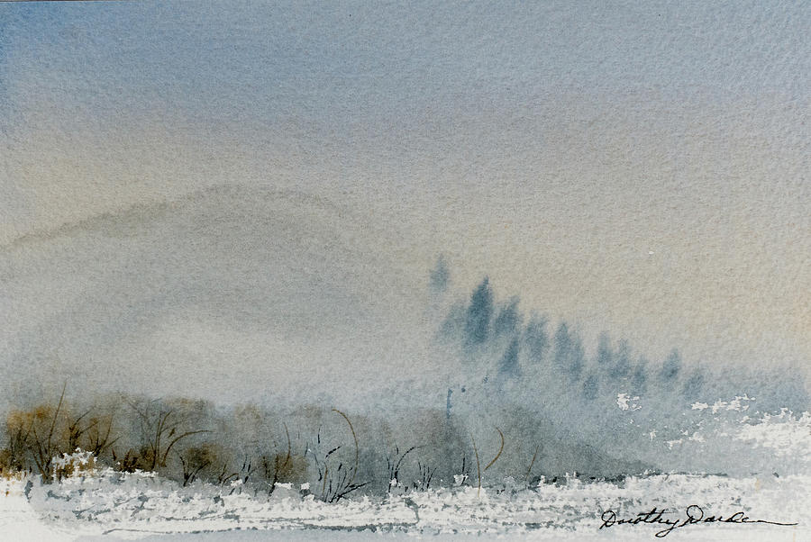 A Misty Morning Painting by Dorothy Darden