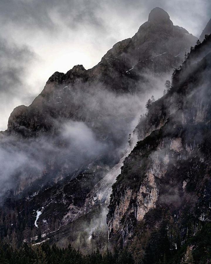 A Misty Morning In The Dolomites Photograph by Eric Adams