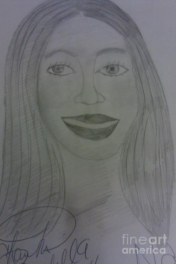 naomi campbell drawing