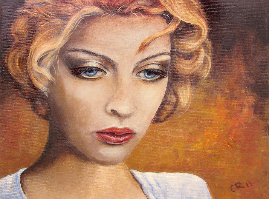 Marilyn Monroe Painting - A Moment Alone by Cornelia Reich
