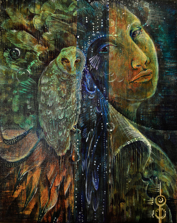 A Moment for Inner Wisdom Painting by Crystal Charlotte Easton