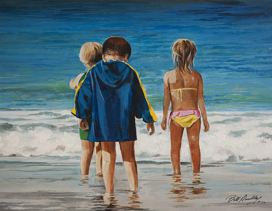 Summer Painting - A Moment in Time by Bill Dunkley