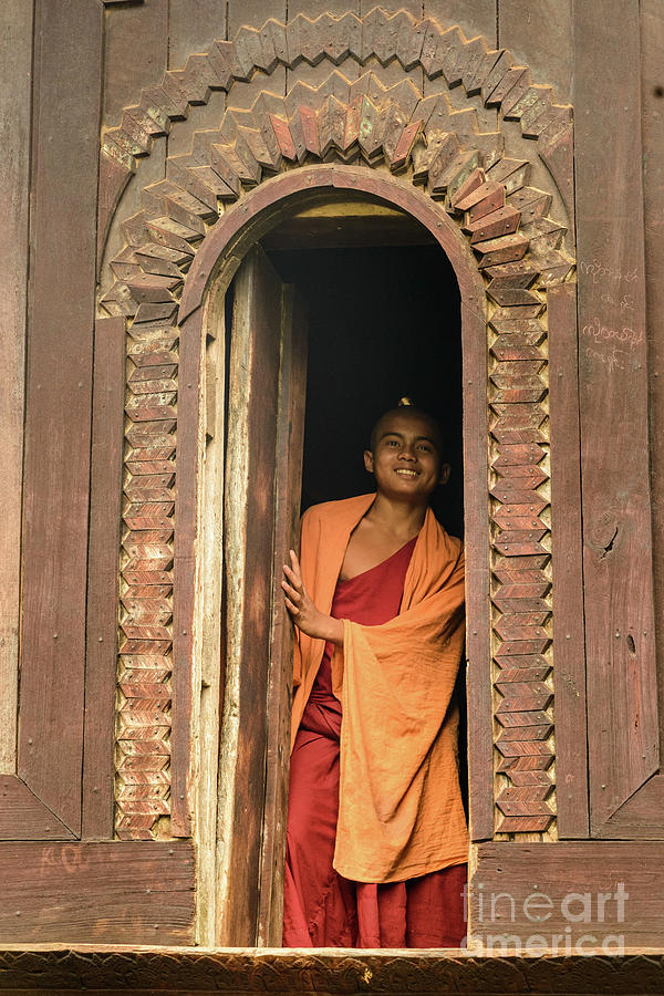 A Monk 4 Photograph by Werner Padarin