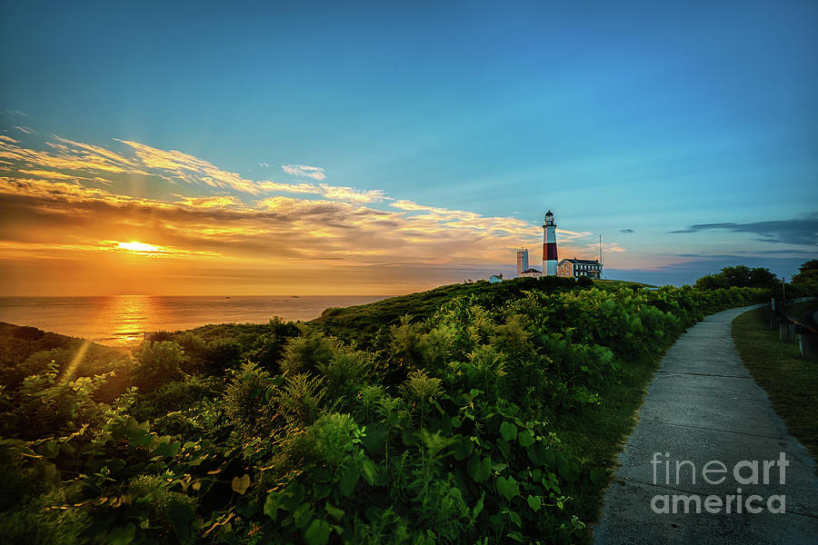 A Montauk Lighthouse Sunrise Photograph by Alissa Beth Photography