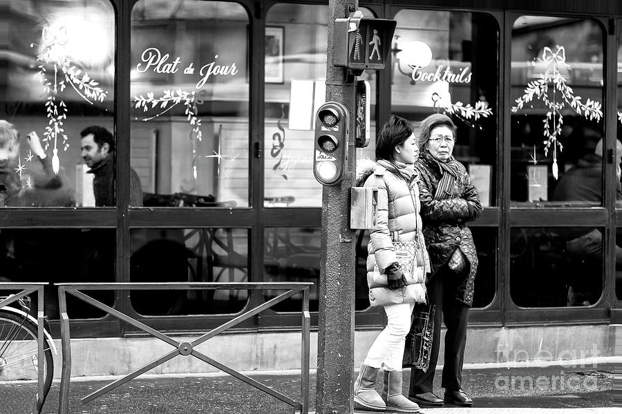 A Mother and Daughter Paris Photograph by John Rizzuto