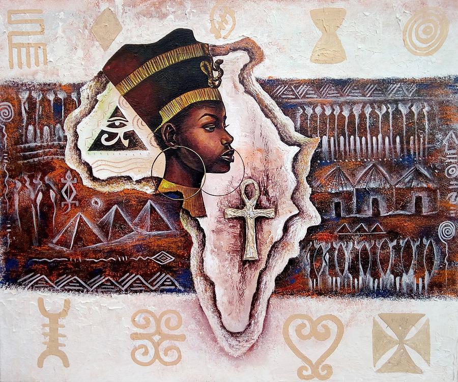 A Mother to All Painting by Daniel Akortia