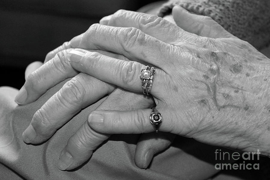 A Mothers Hands Photograph by Nina Silver