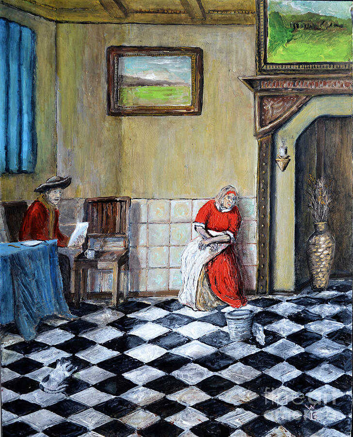 A Mothers Lament Painting by Richard Wandell